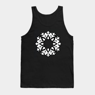 Minimalist Snowflake Design Tank Top